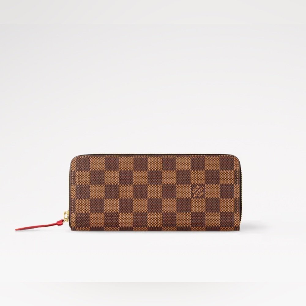 Louis Vuitton Damier Ebene Clémence Wallet